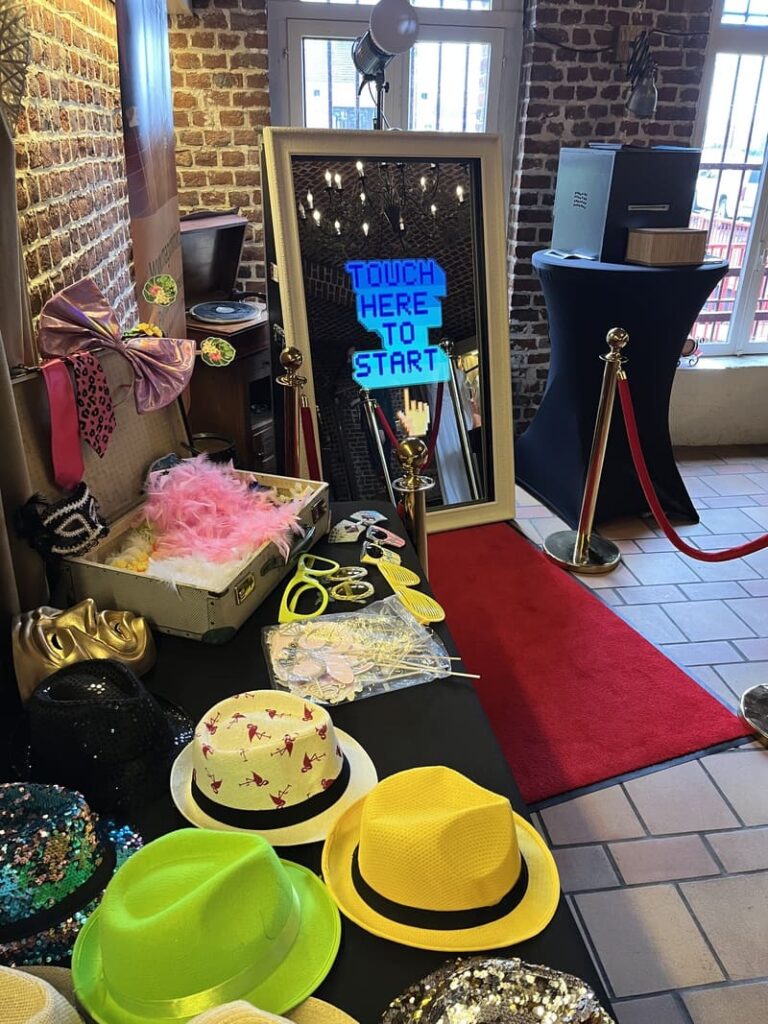 Magicmiroir photo booth, exposant mariage au salon Feel the Wedding 2025
