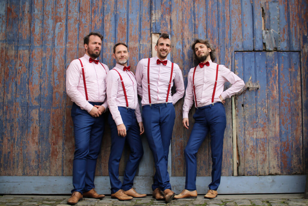 O!BOY quatuor vocal acapella exposant au salon du mariage Feel the Wedding 2025.