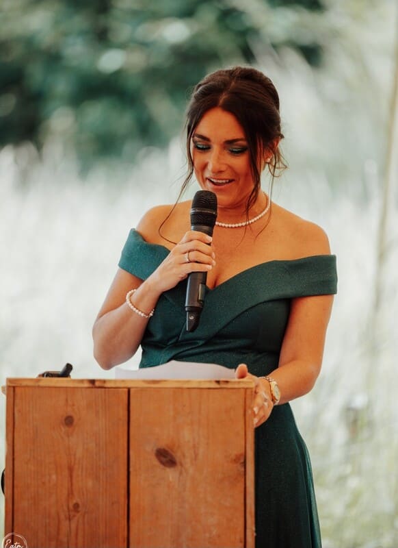 Wedding planner Symbiose wedding Events exposant au salon du mariage Feel the Wedding 2025